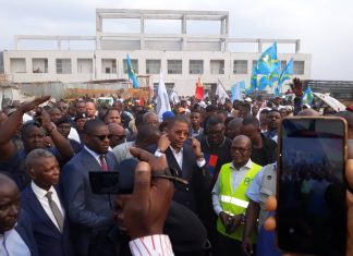 Le ministre des sports et loisirs Didier Budimbu se fixe l’objectif de parachever les travaux du stade Lumumba de Matadi d’ici 2025