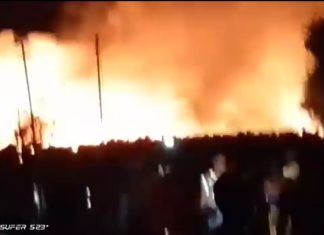 Kongo Central : des maisons d’habitations ont pris feu à Kimpese, à la suite de l’explosion d’un gros véhicule transportant du carburant