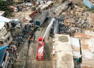 Kongo Central : explosion d’un véhicule citerne transportant du carburant à Matadi, le samedi 15 novembre 2025 aux alentours de 4h du matin