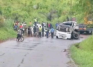 Kongo Central : grave accident de route ce lundi 17 novembre 2025 sur la route nationale N°1, tronçon matadi-kinshasa entre Madimba et Kasangulu